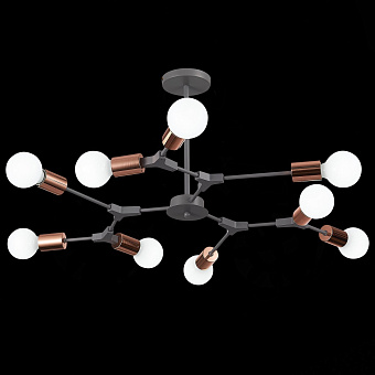 Люстра Evoluce PALARE SLE106403-09 60Вт 9 лампочек E27