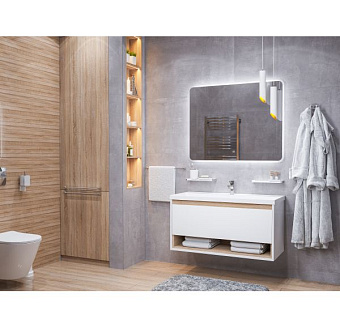 Тумба с раковиной MIRSANT Scandy УТ000080933 45х100х56см