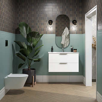 Тумба под раковину подвесная KERAMA MARAZZI Piano PI.85WHT 45х85х52,1см