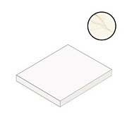 Плитка для ступеней Atlas Concord Италия Marvel Shine A45J Calacatta Imperiale Scalino Angolare Silk 37,5х37,5см 0,141кв.м. сатинированная