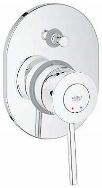 Смеситель для ванны GROHE BauClassic 29047000 хром