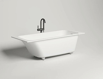 Ванна каменная SALINI ORLANDA 102116GRH 170х80см встраиваемая