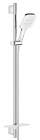 Душевой гарнитур GROHE Rainshower SmartActive 26587LS0 белый/хром