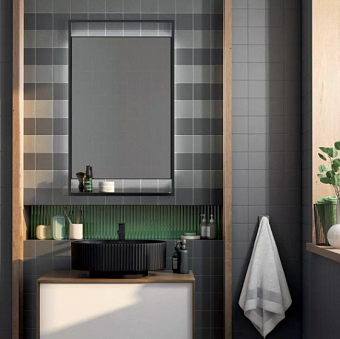 Матовый керамогранит KERAMA MARAZZI Агуста 1330S серый натуральный 9,8х9,8см 0,96кв.м.