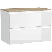 Тумба под раковину подвесная CERSANIT MODUO SB-SZ-MOD80-BL/Wh 45х79,4х55,1см