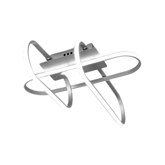 Светильник потолочный Eurosvet Grafette 90139/3 матовое серебро 73Вт LED