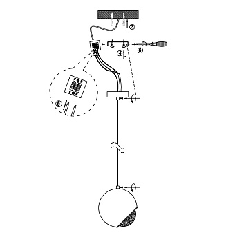 Светильник подвесной Maytoni Akis P065PL-L7B3K 7Вт LED