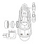Душевой поддон RGW STL 14212910-01 100х90см
