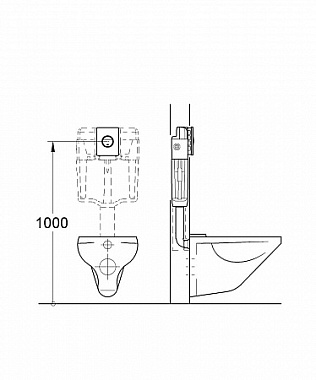 Панель смыва GROHE Nova Cosmopolitan 38765P00 хром
