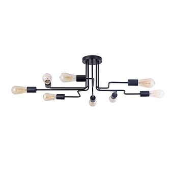 Светильник потолочный Maytoni Gilbert T532CL-08B 60Вт E27