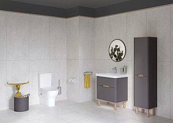 Унитаз напольный VITRA Zentrum 9012B003-7226 ободковый с микролифтом