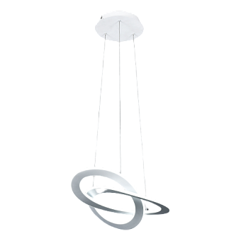 Светильник подвесной Eurosvet ONDE 90217/1 белый Smart 49Вт LED