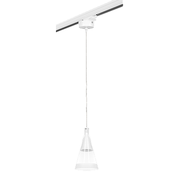Трековый светильник Lightstar Cone L3T757016 40Вт GU10 белый для однофазного трека