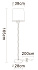 Торшер Arte Lamp WASAT A4048PN-1CC 53Вт E27
