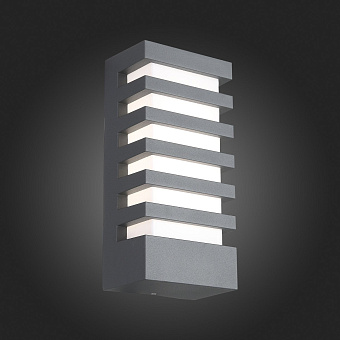 Светильник фасадный ST Luce VETTORE SL091.711.01 3Вт IP54 LED серый кварцевый