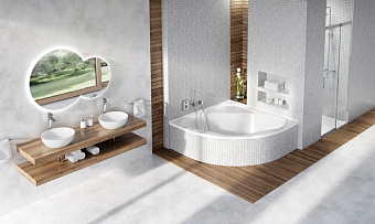 Ванна акриловая RAVAK NEW DAY C651000000 140х140см угловая