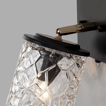 Светильник настенный Eurosvet Jackice 20095/1 черный/золото 60Вт E14