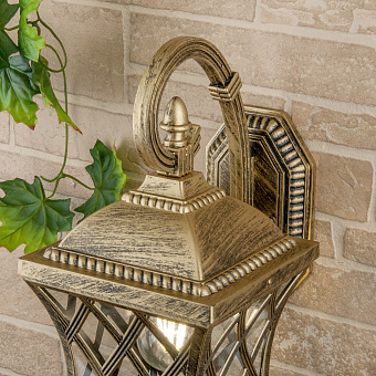 Светильник ландшафтный Elektrostandard Cassiopeya a025295 60Вт IP44 E27 чёрное золото