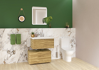 Тумба с раковиной VITRA Nest Trendy 56138 45х80х37см