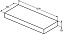 Столешница IDEAL STANDARD Adapto U8409WG МДФ 50,5х120см белый