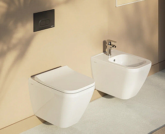 Унитаз подвесной VITRA Integra Square 7082B003-0075 безободковый без микролифта