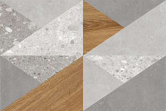 Декор Global Tile Vision 9VI0164M светло-серый 27х40см 1,08кв.м.