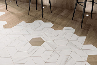 Матовый керамогранит WOW 60 Grad 120282 Grad Trapezium Wood Mid 9,8х23см 0,334кв.м.