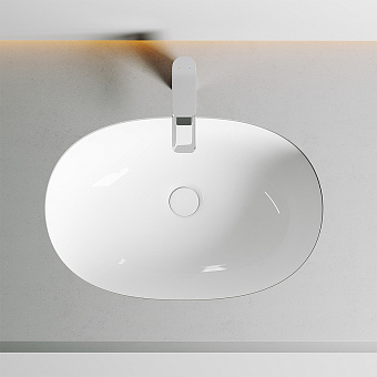 Раковина встраиваемая снизу Ceramica Nova ELEMENT CN6044 56,5х38,5см