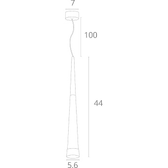 Светильник подвесной Arte Lamp SABIK A6010SP-1CC 7Вт LED