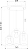 Светильник подвесной TK Lighting Marco 3175 60Вт E27