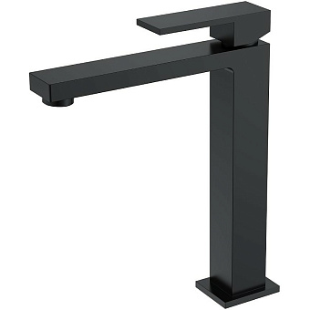 Смеситель для раковины Boheme Qubic 472-B чёрный