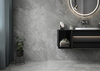 Матовый керамогранит VITRA SilkMarble K947780R0001VTER Бреча Серый 60х120см 1,44кв.м.