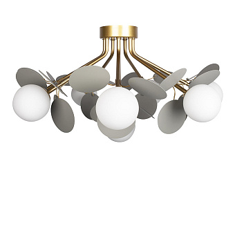 Светильник потолочный Loft It Matisse 10008/8C Grey 320Вт G9