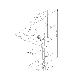 Душевая система AM-PM Spirit 2.0 F0770A100 хром