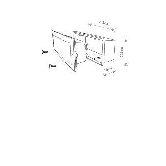 Подсветка ступеней Nowodvorski Ina 4907 18Вт E27