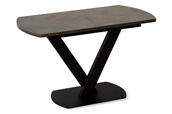 Кухонный стол раскладной AERO 80х120х75см ламинат/сталь Ant