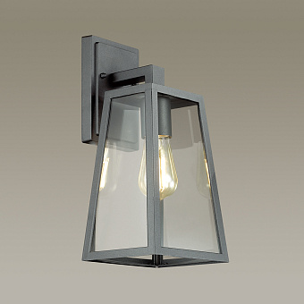 Светильник фасадный Odeon NATURE 4169/1W 60Вт IP43 E27 чёрный