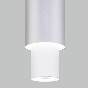 Светильник подвесной Eurosvet Bento 50204/1 LED белый/матовое серебро 13Вт LED