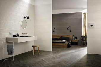 Настенная плитка MARAZZI ITALY Materika MMFQ Off white 40х120см 2,88кв.м. матовая