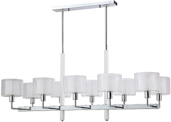Люстра подвесная CRYSTAL LUX MAESTRO MAESTRO SP-PL10 L1100 CHROME 600Вт 10 лампочек E14