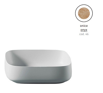 Раковина накладная ArtCeram Cognac COL009 46 00 56х41см