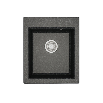 Мойка кухонная Акватон Линеа 1A732932LW210 51,7х43,4см графит