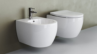 Унитаз подвесной Ceramica Nova PLAY CN3001 безободковый с микролифтом