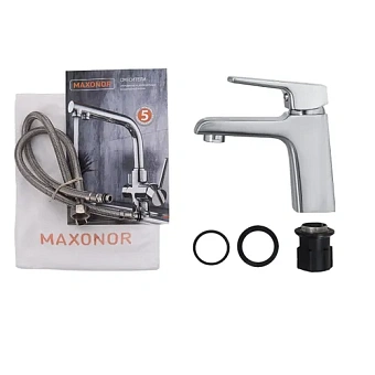 Смеситель для раковины Maxonor MN1072 хром
