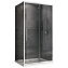 Угловое ограждение Abber Schwarzer Diamant AG30120H-S100 195х100см стекло прозрачное
