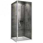 Угловое ограждение Abber Sonnenstrand AG04100-S85 195х85см стекло прозрачное