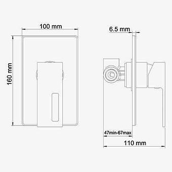 Гигиенический душ WASSERKRAFT Alme A15156 хром