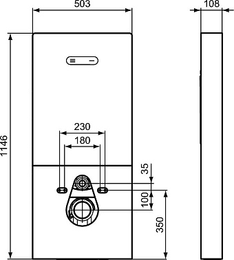 Модуль для монтажа подвесного унитаза IDEAL STANDARD PROSYS R0144A6