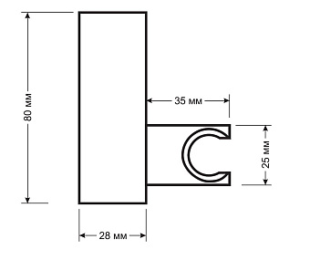 Шланговое подключение с держателем ESKO SH505