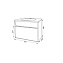 Тумба с раковиной IDDIS Esper ESP60W0i95K 45х61,3х55см